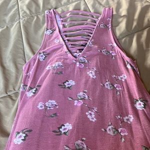 Light pink flower dress